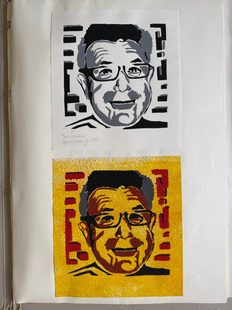 Schablone Daniel Libeskind Farbe