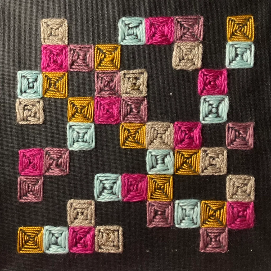 Sudoku Stickrahmen 1 bis 5, 2025