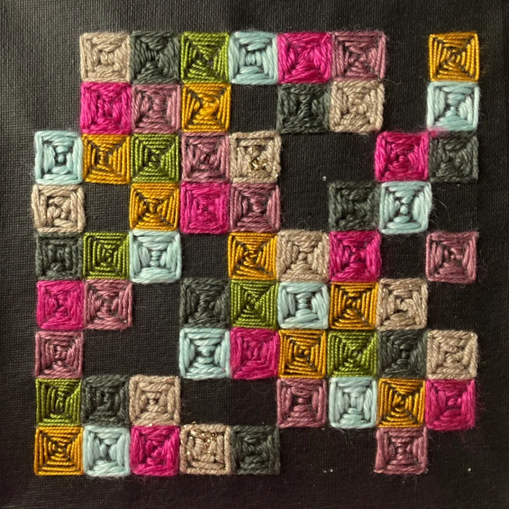 Sudoku Stickrahmen 1 bis 7, 2025