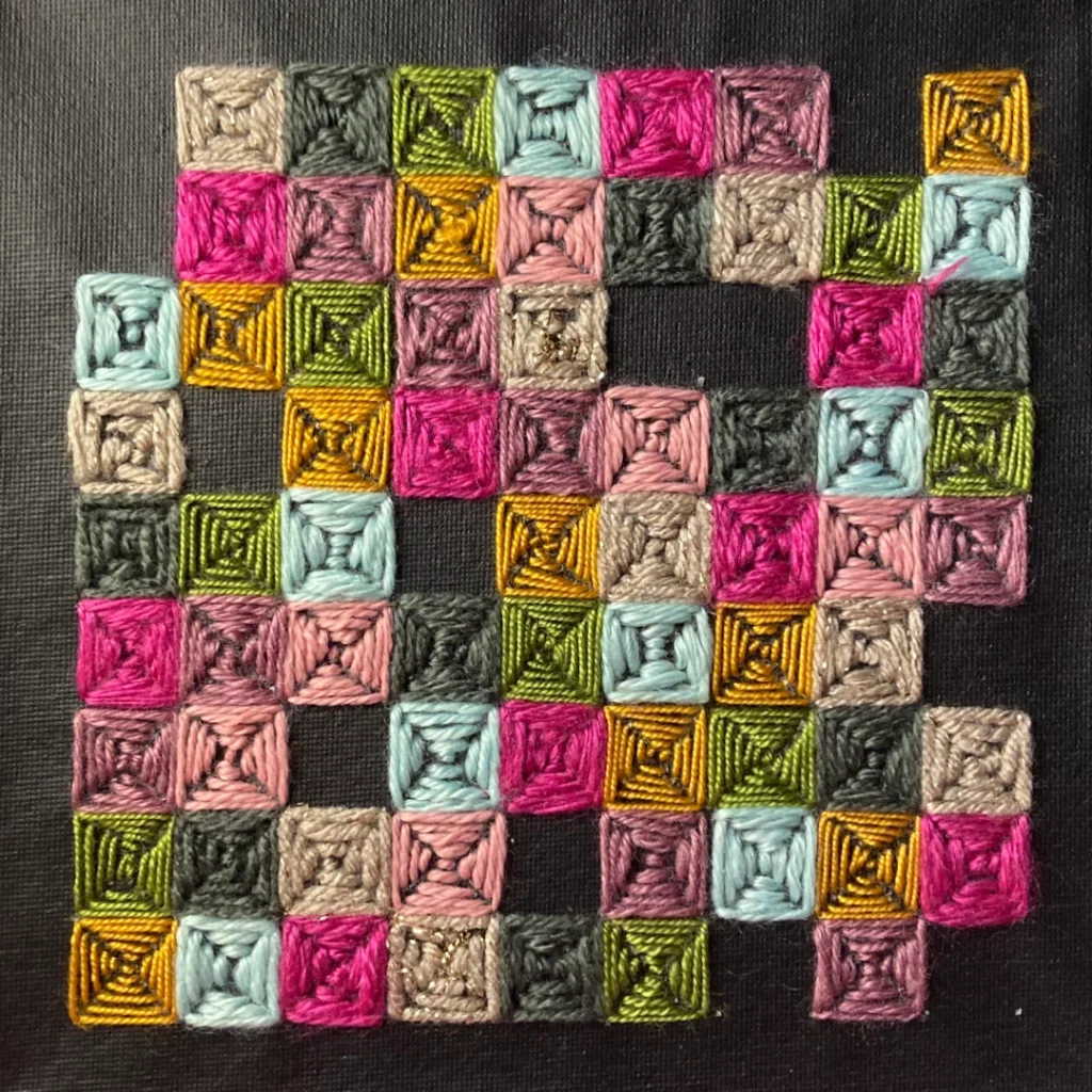 Sudoku Stickrahmen 1 bis 8, 2025